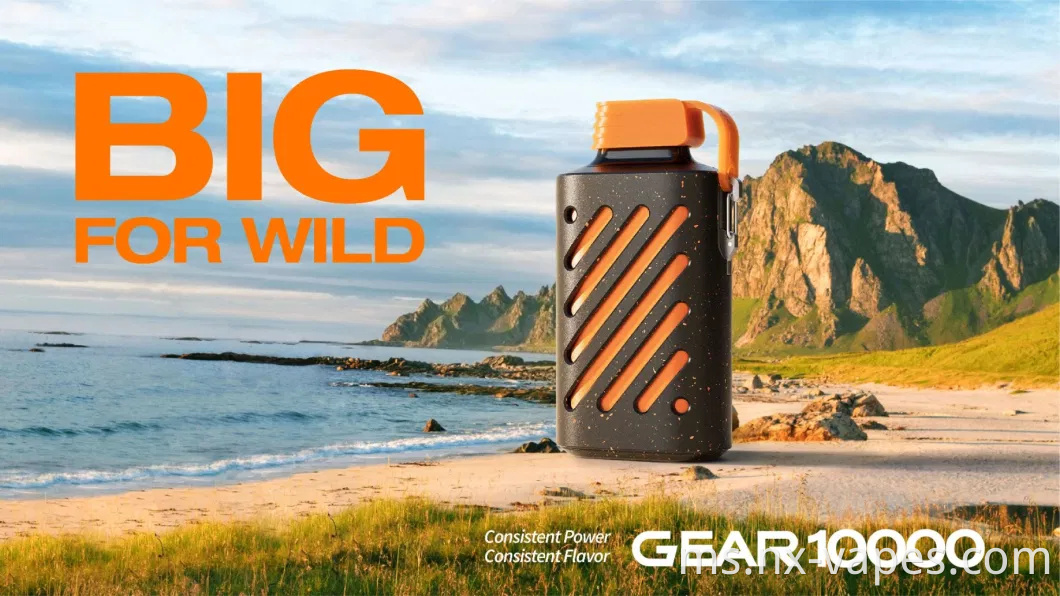 20ml cecair pakai buang vozol gear 10000 puffs vape pen